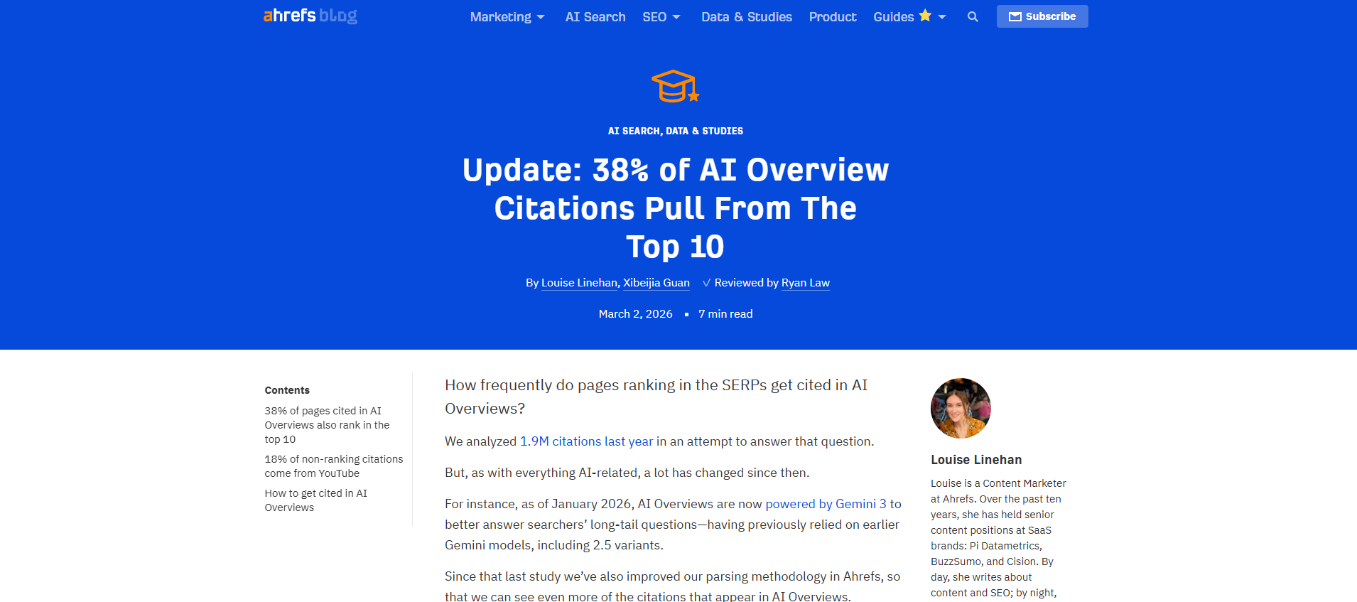 ahrefs original analysis report