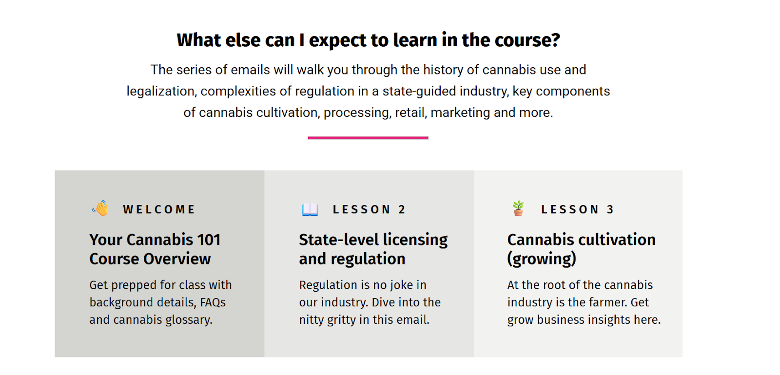 screenshot of webiste that uses educational content