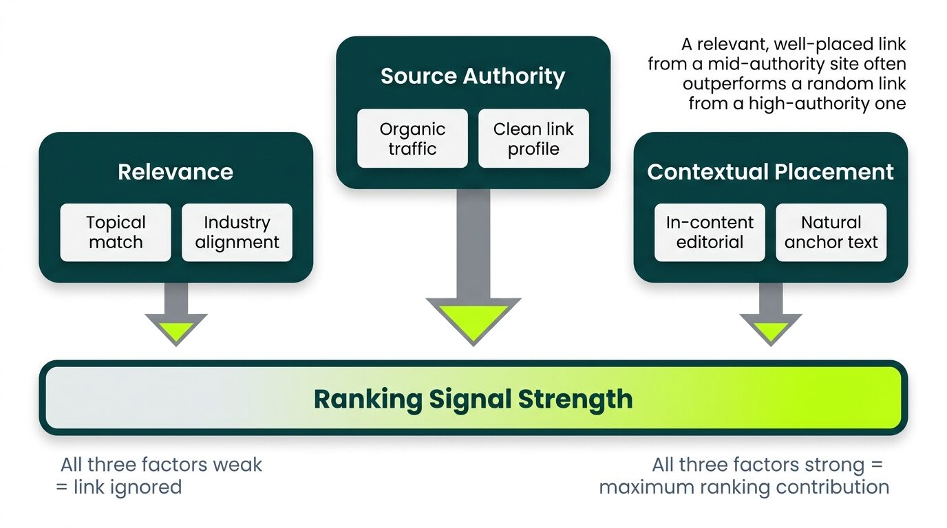 factors of high quality backlink