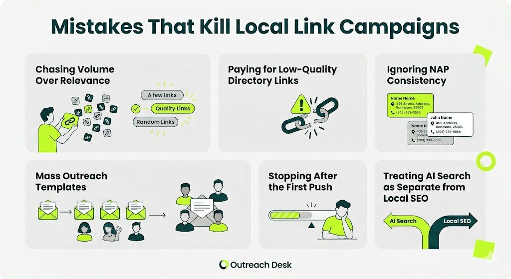 local link campaign mistakes