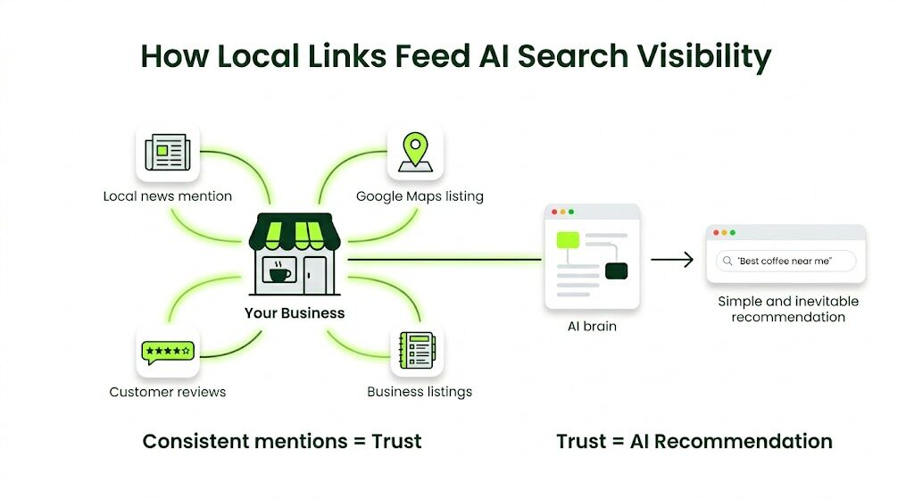 local links feed AI search visibility