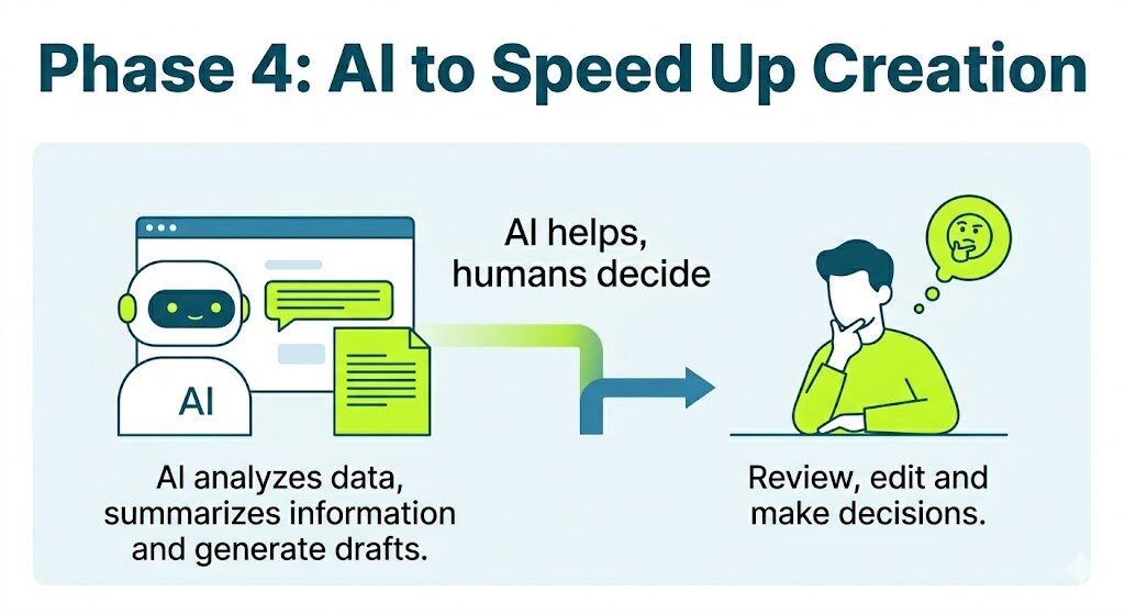 AI to speed up creation