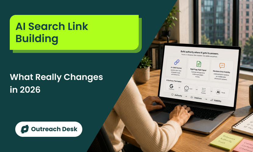 AI search link building