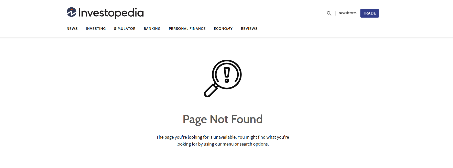 page not found error