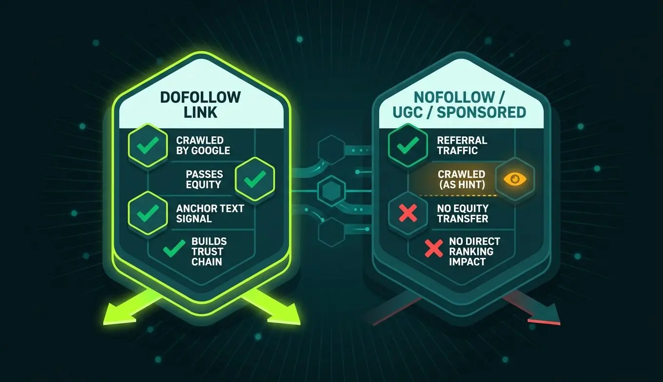 dofollow link vs nofollow link