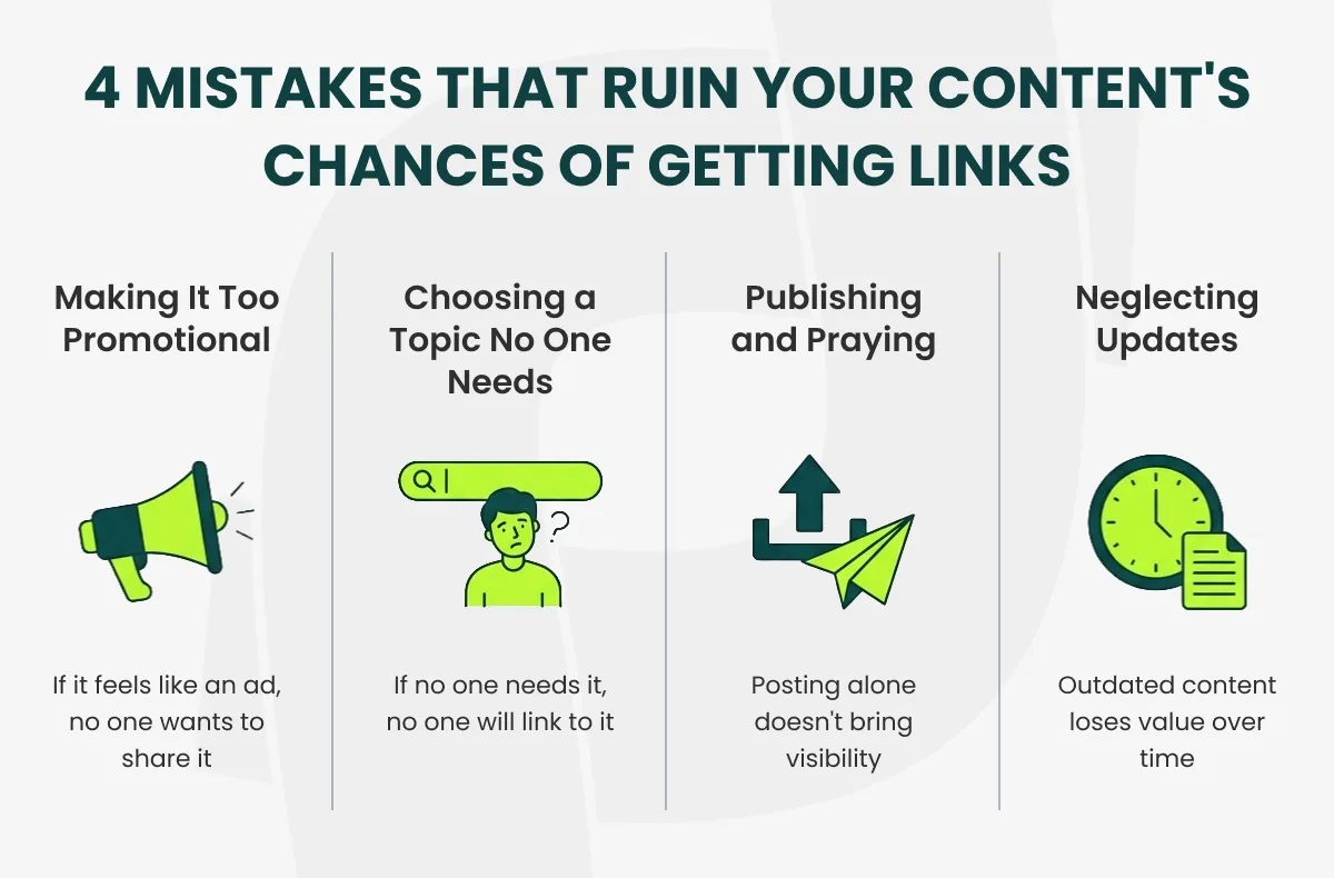 linkable assets mistakes to avoid