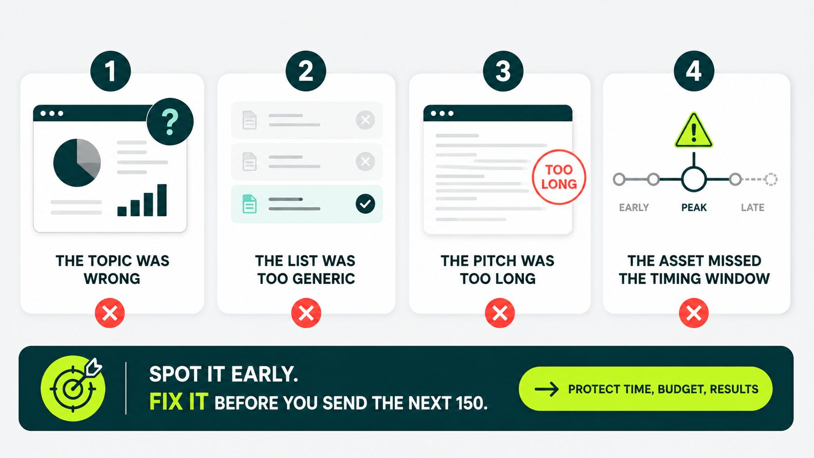 four failure patterns that make infographic campaigns flop