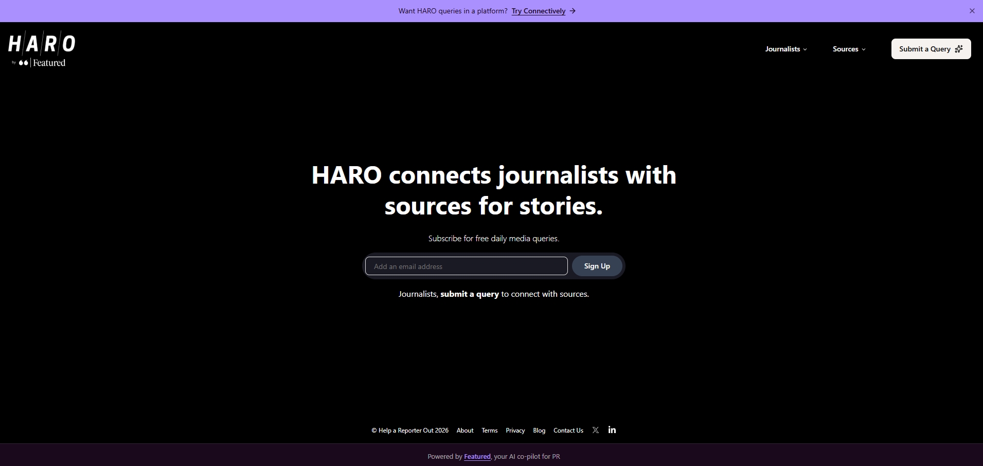 haro dashboard screenshot