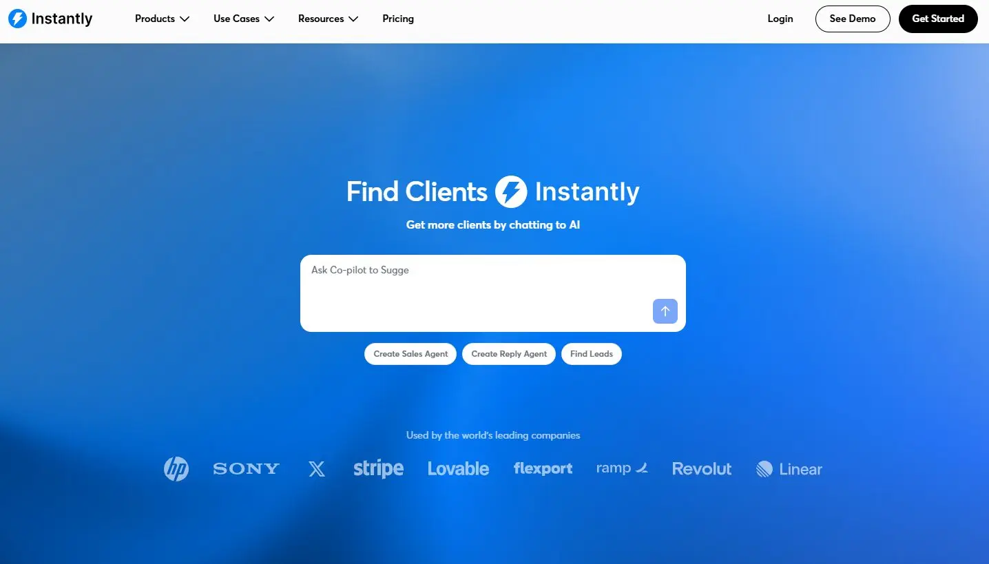 instantly ai dashboard