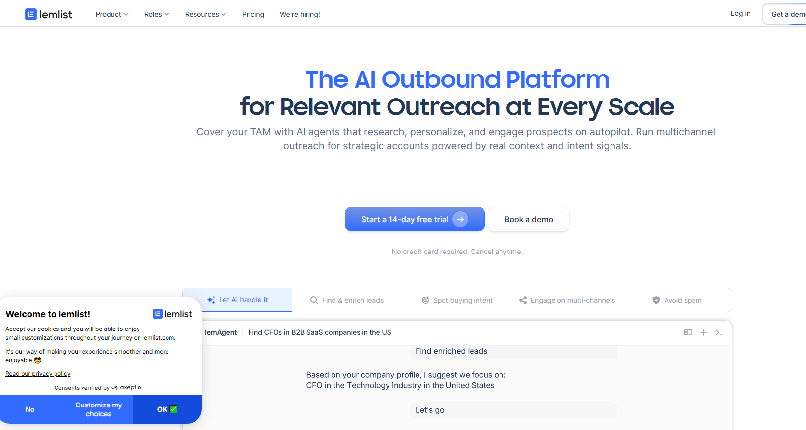 lemlist dashboard
