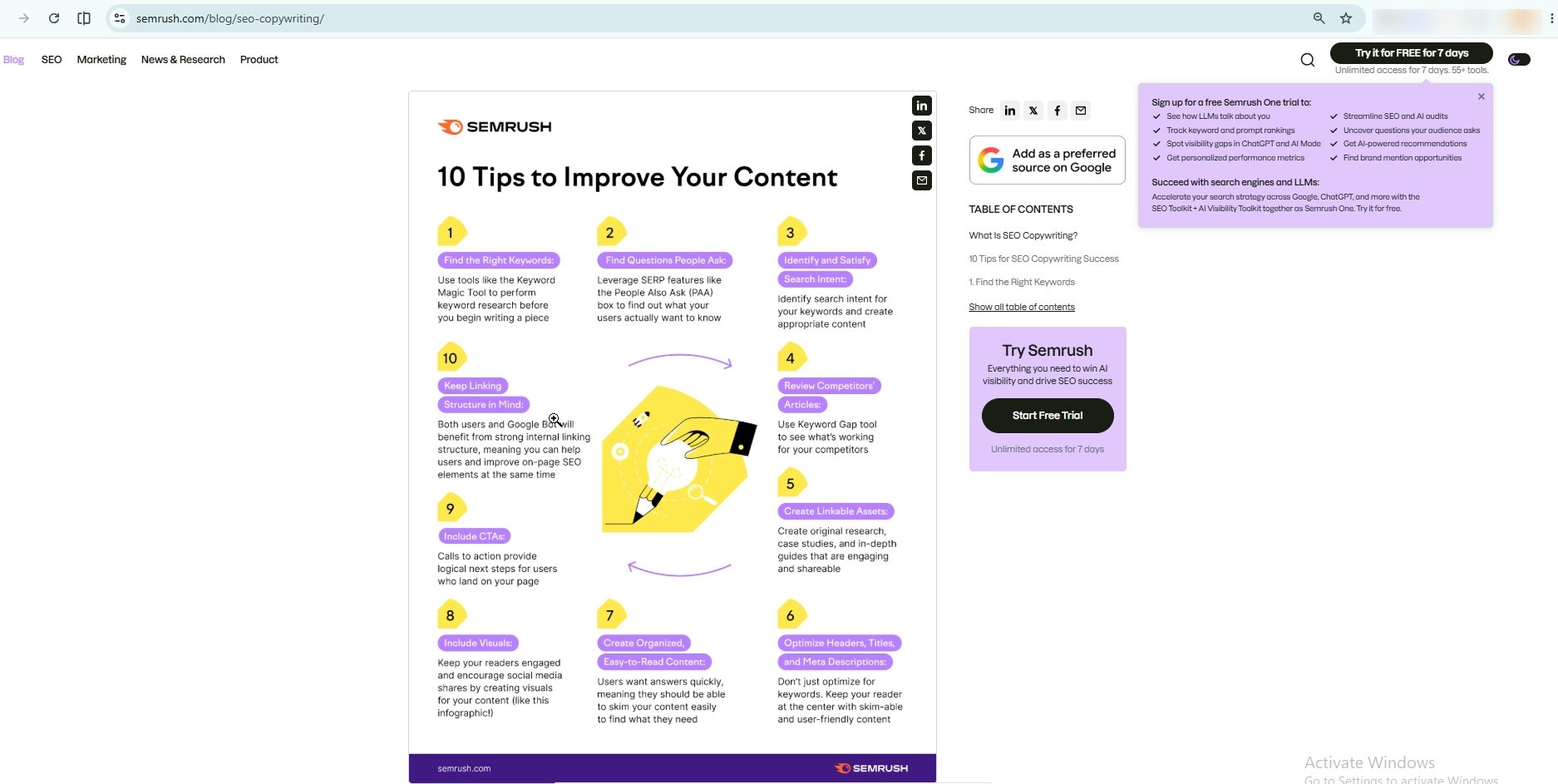 list infographic example
