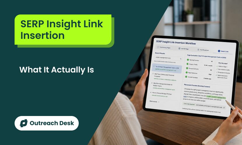 SERP Insight Link Insertion