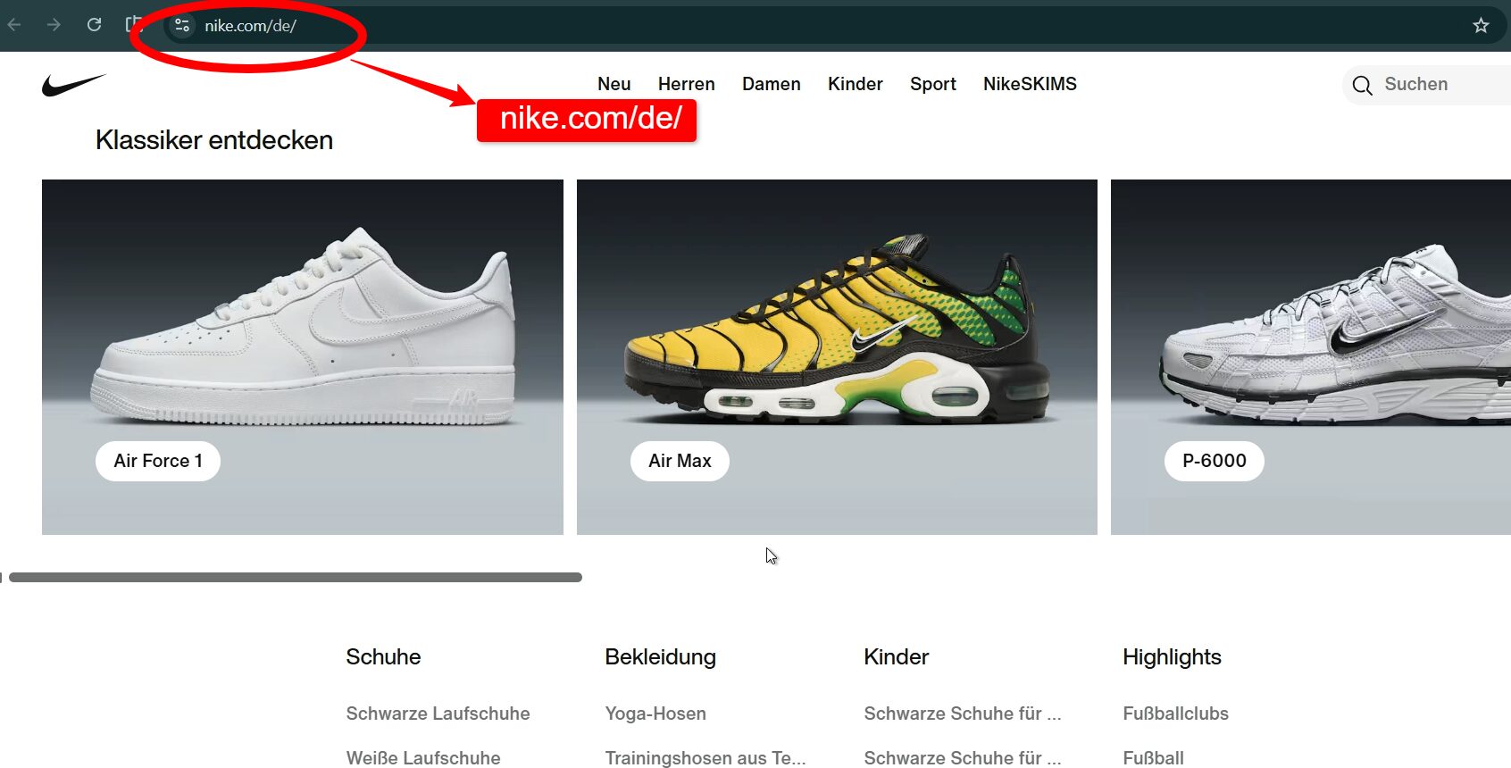 image showing the subfolders