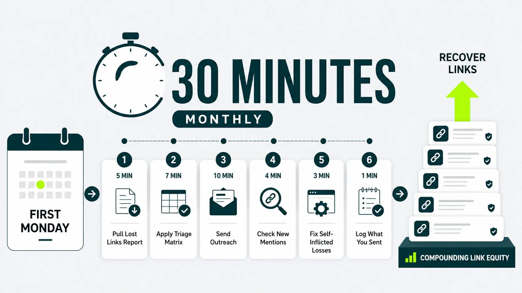thirty minutes monthly link reclamation routine