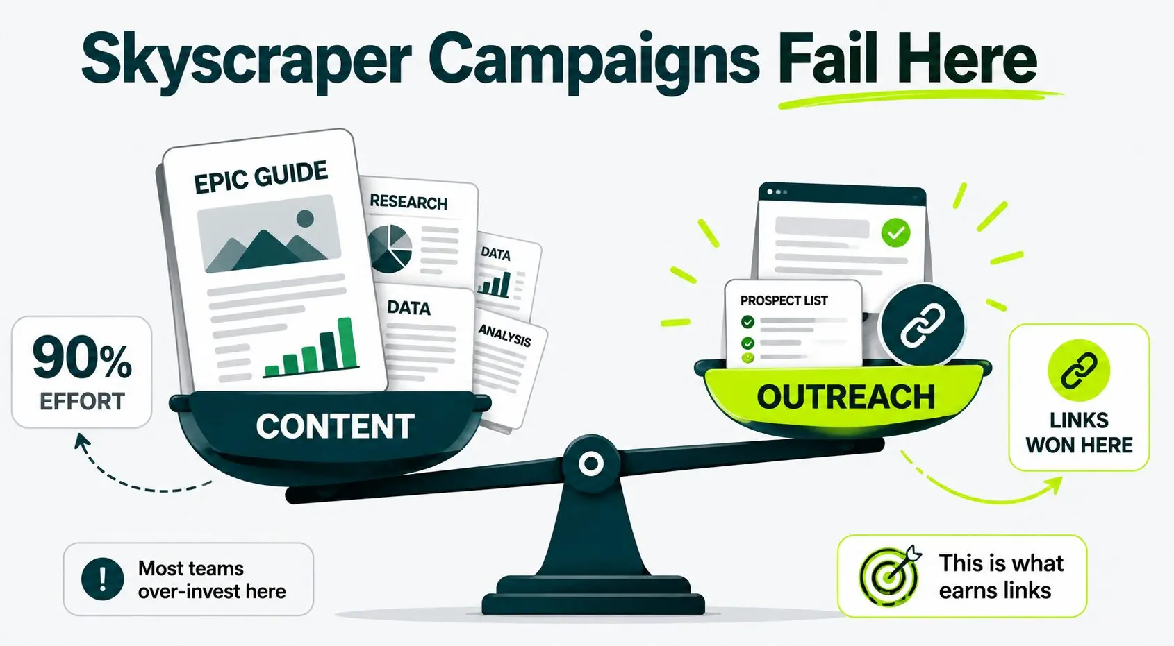 image showing why skyscraper campaign fail