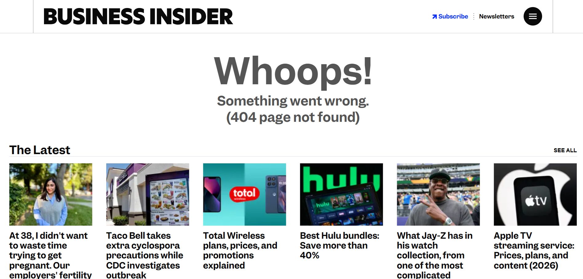 404 page not found error on page