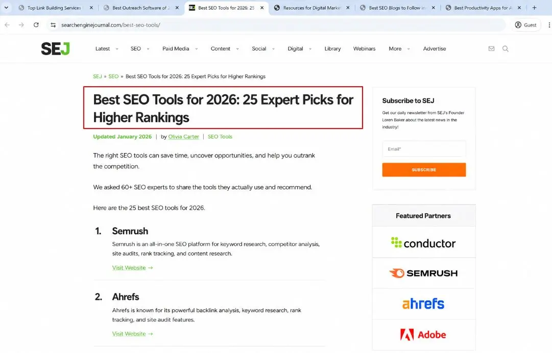 use roundups to find prospects