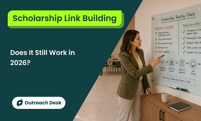 scholarship link building