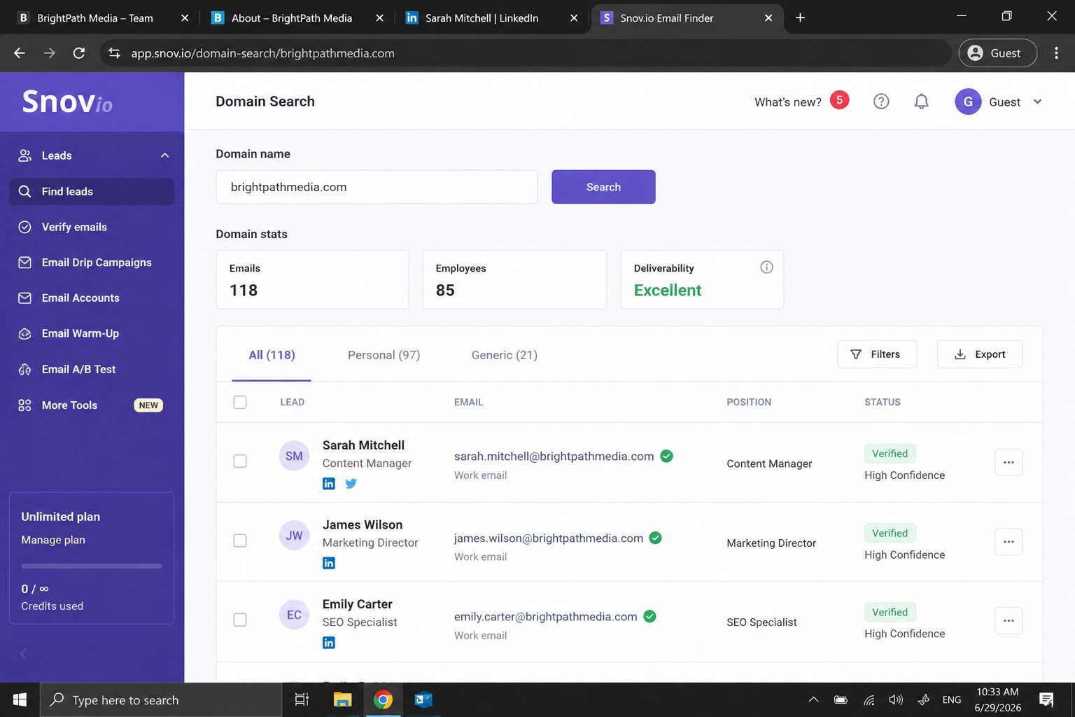snov.io email finder