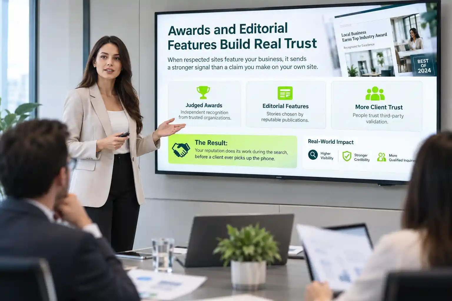 Proof a New Client Can Find Without Asking You
