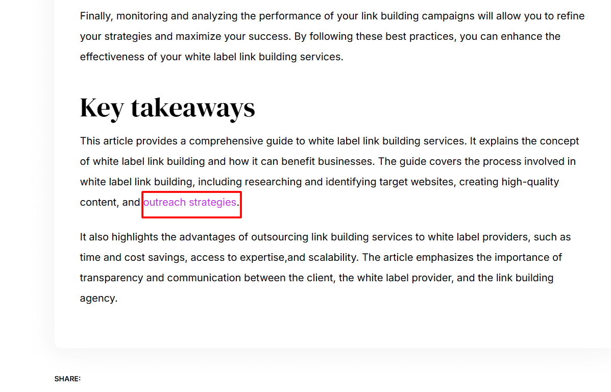 relevant niche backlink