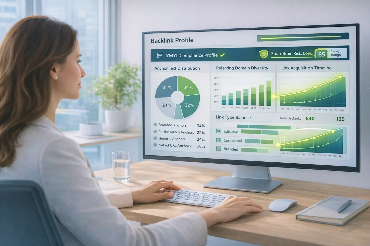 YMYL compliance back link profile