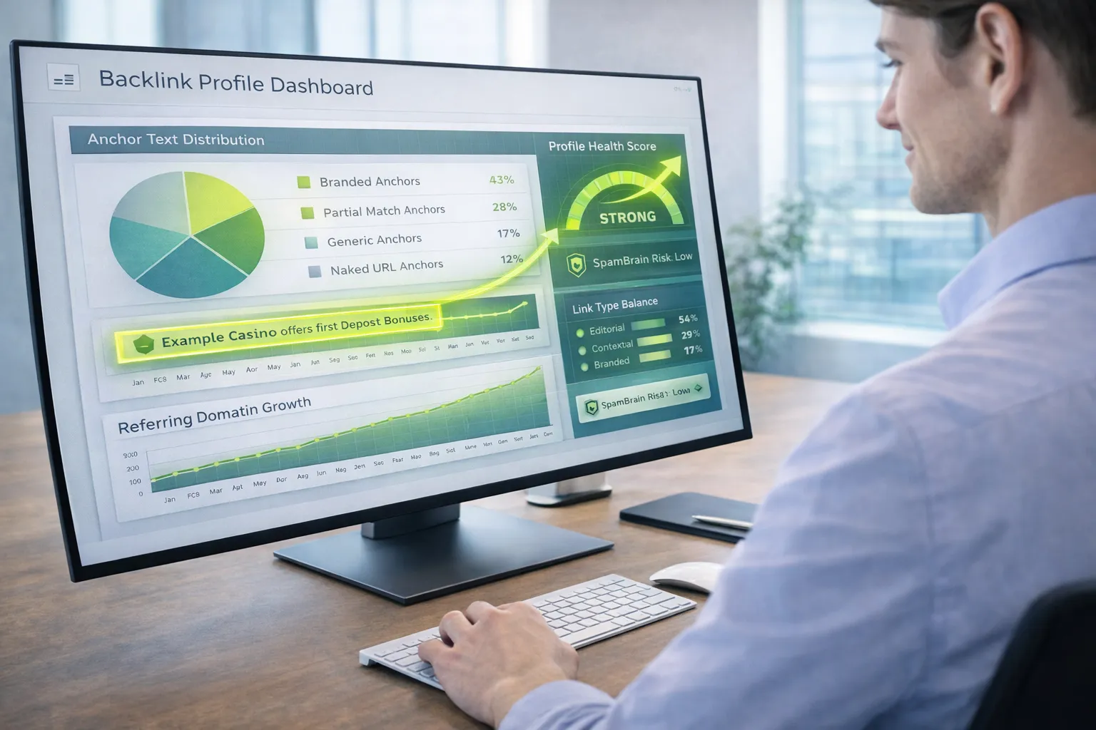 balanced high-quality backlinks create a natural link profile