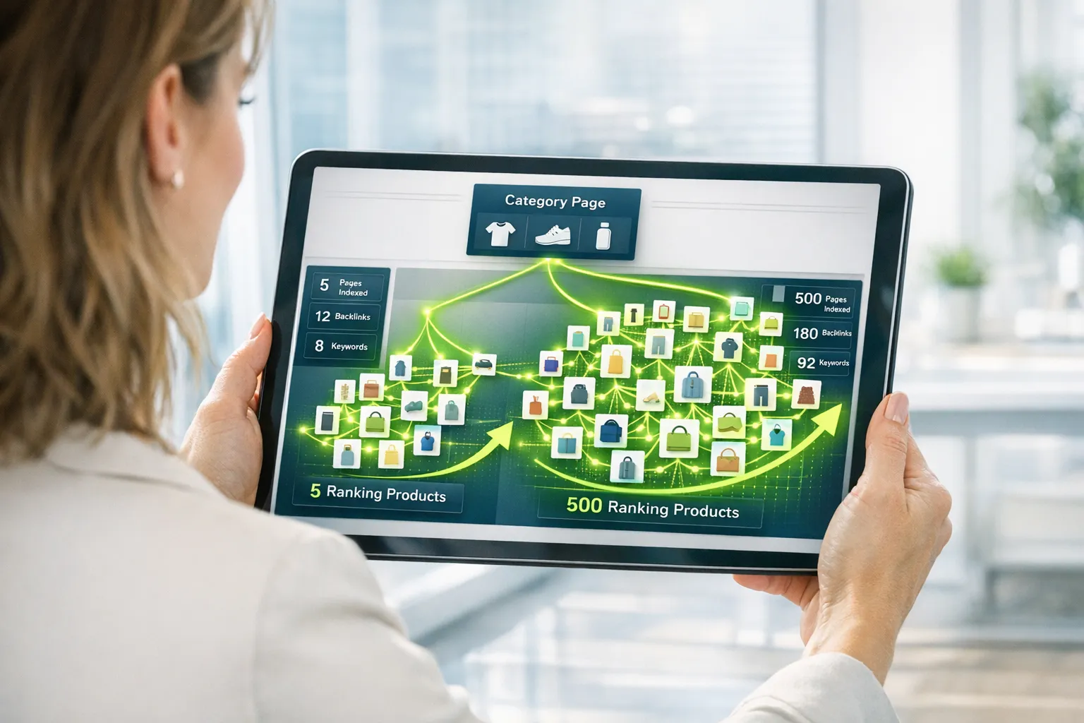 More product pages rank consistently in search results