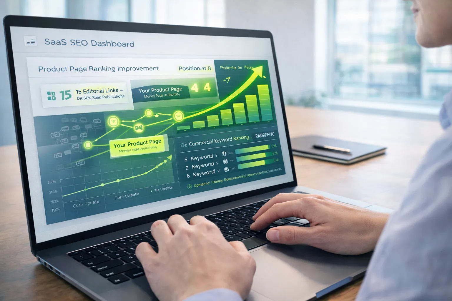 Target pages ranking higher for keywords that drive revenue