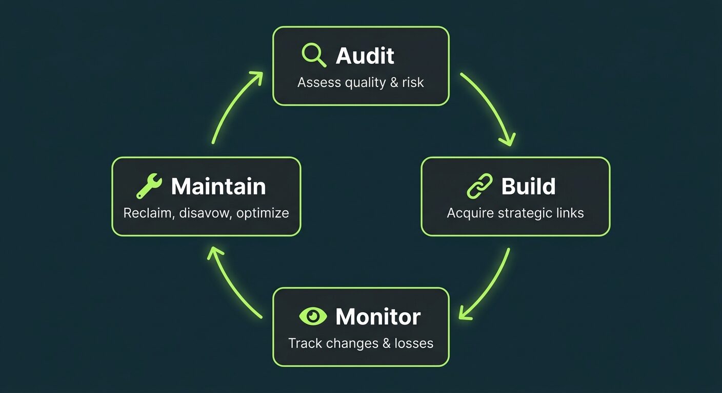 four pillars of backlink management
