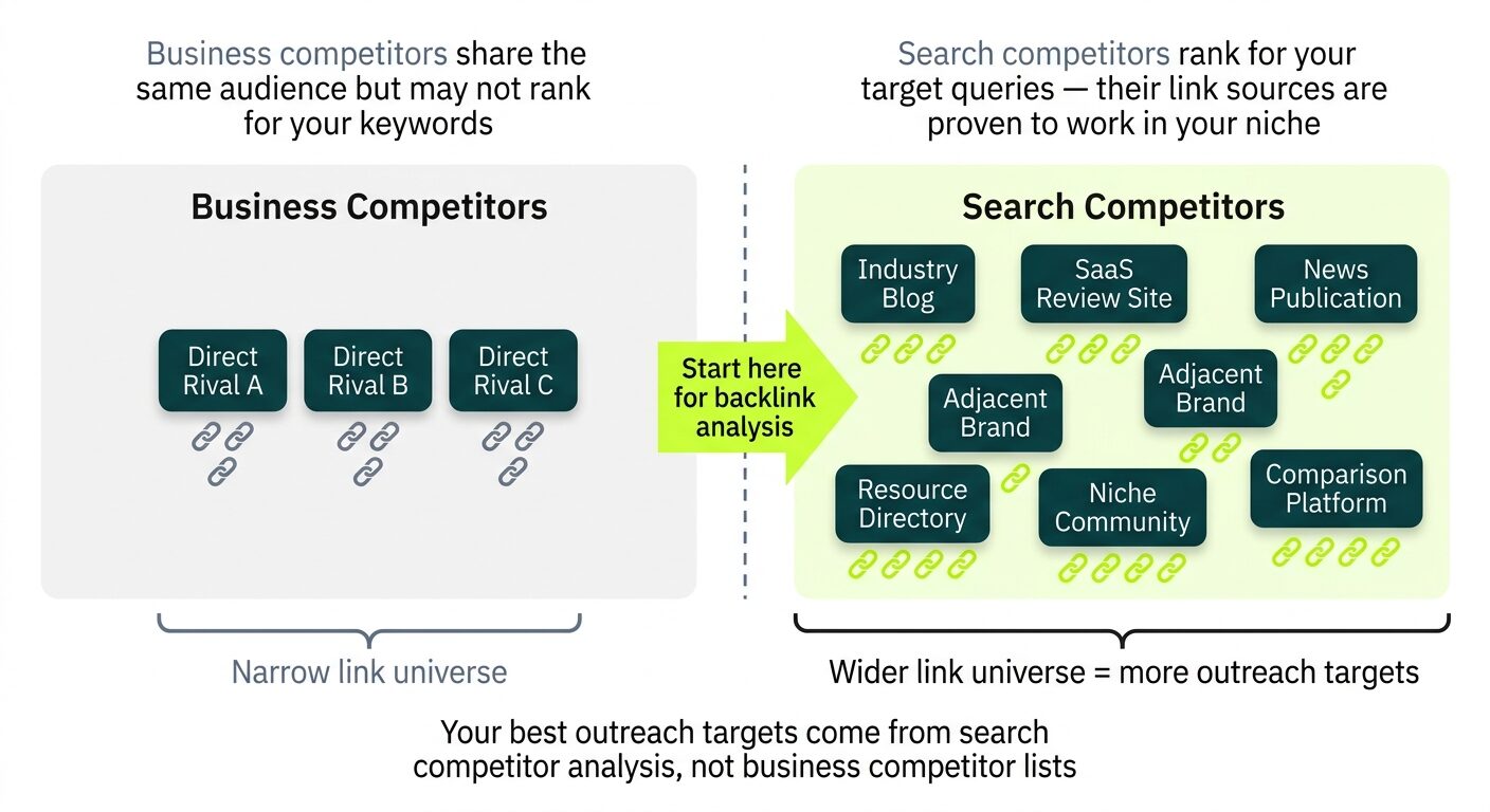 business competitors vs search competitors
