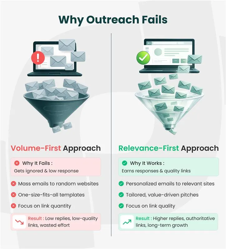 volume-vs-relevance-outreach-comparison