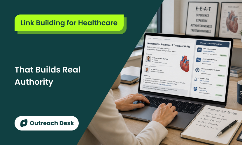 link building for healthcare