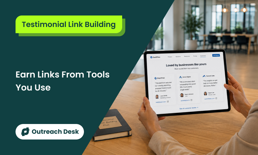 testimonial link building