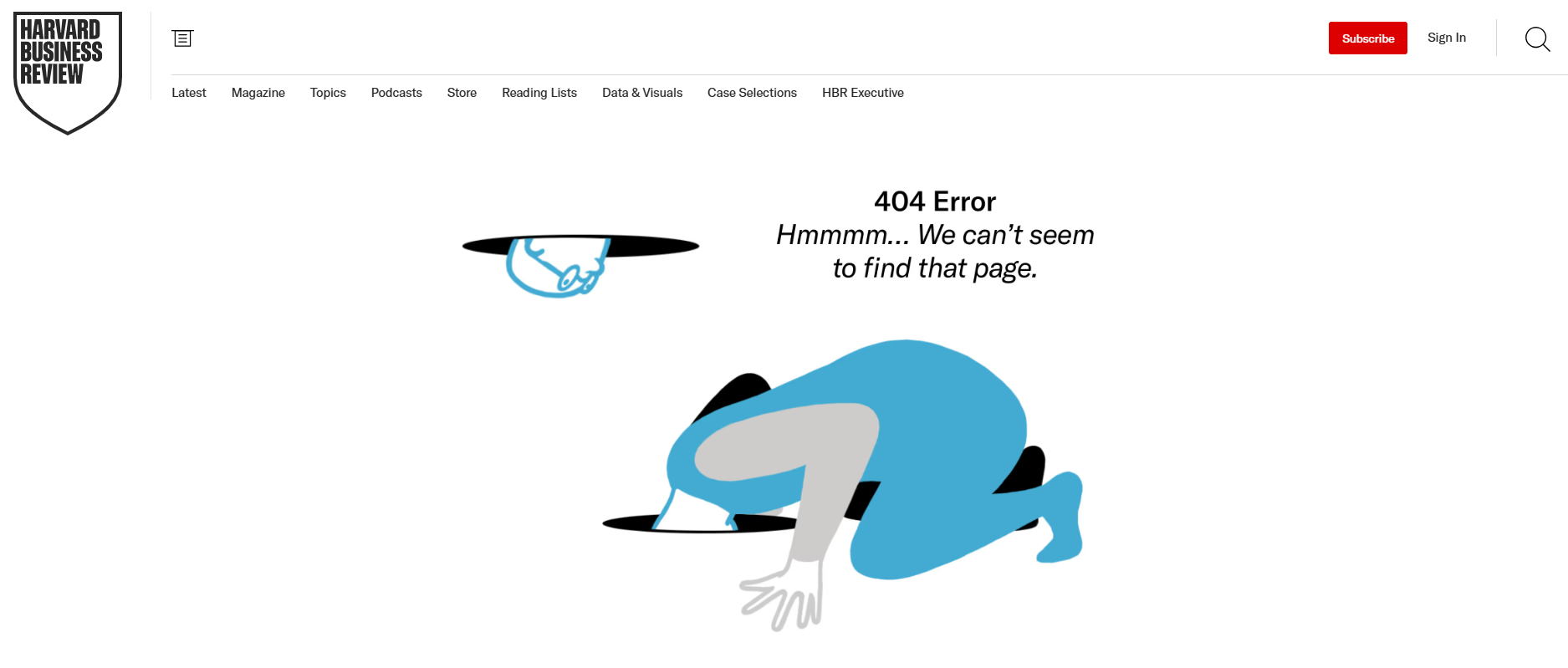 broken link example