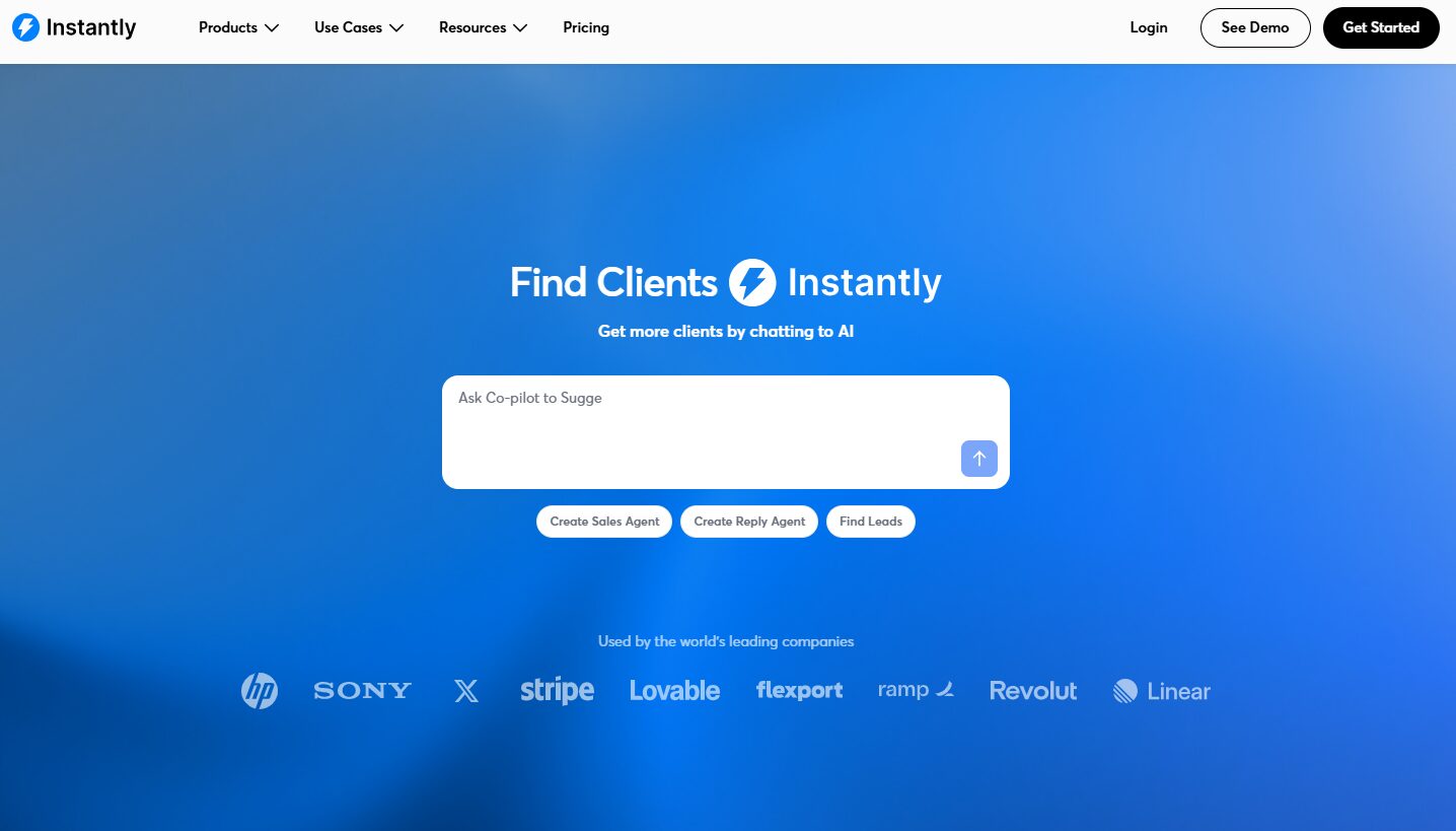 instantly ai dashboard