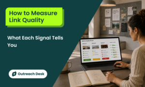 how to measure link quality