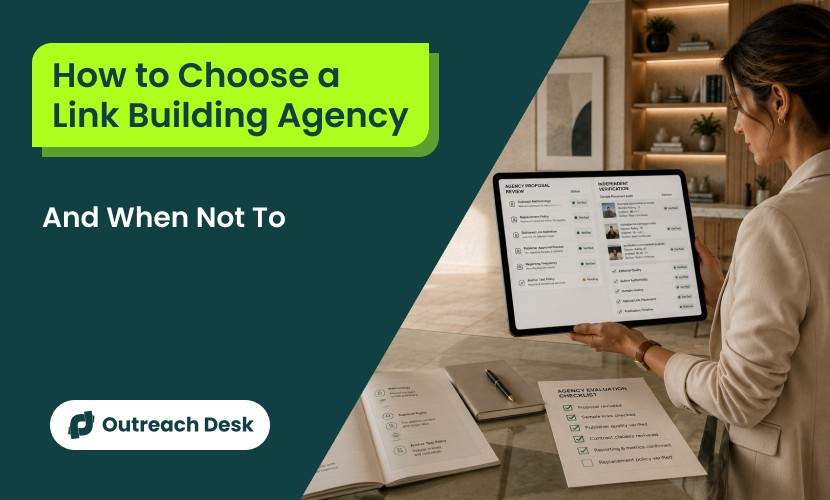 how to choose a link building agency