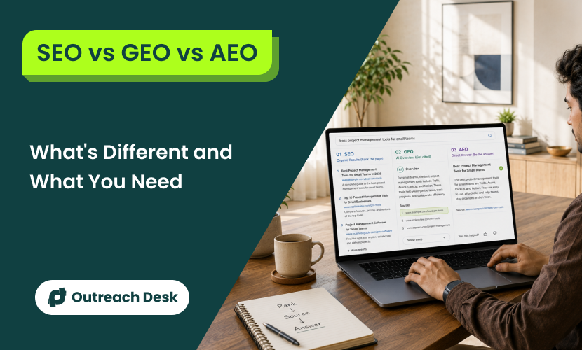 seo vs geo vs aeo