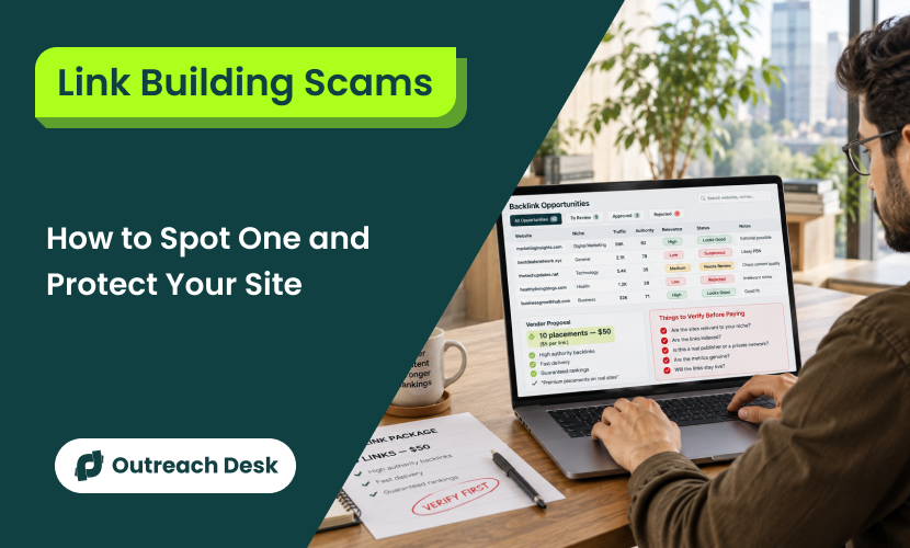 link building scams