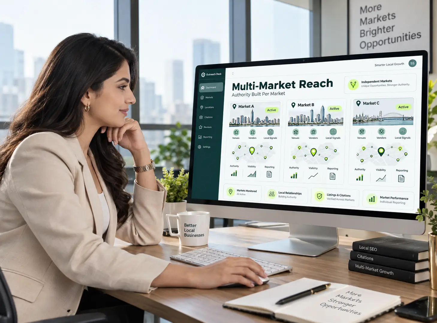 Authority Built Per Market Rather Than Averaged
